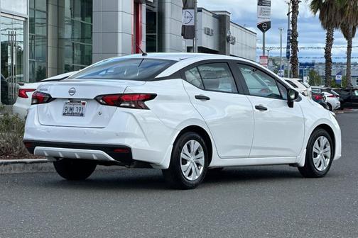 Cloud White 2025 Nissan Versa S