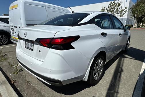 Cloud White 2025 Nissan Versa S