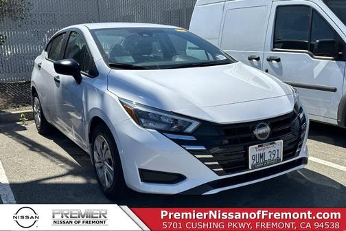 Cloud White 2025 Nissan Versa S