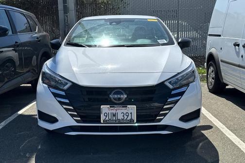Cloud White 2025 Nissan Versa S