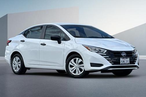 Cloud White 2025 Nissan Versa S