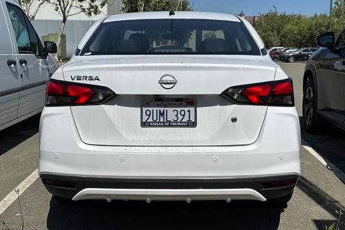 Cloud White 2025 Nissan Versa S