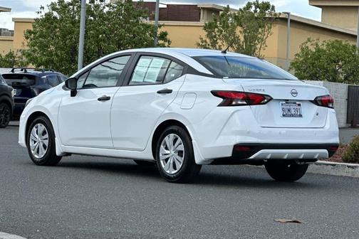 Cloud White 2025 Nissan Versa S