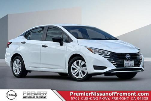 Cloud White 2025 Nissan Versa S