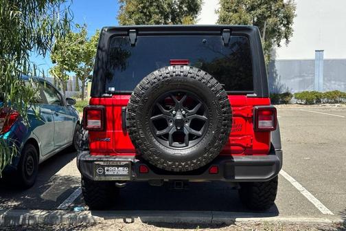 Firecracker Red Clearcoat 2025 Jeep Wrangler 4xe Sport