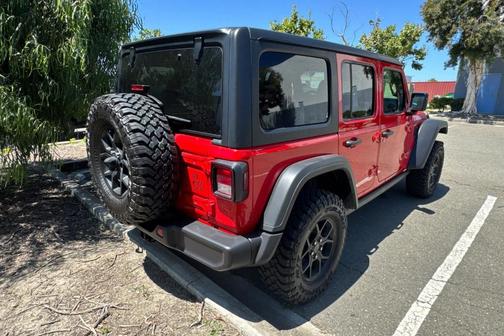 Firecracker Red Clearcoat 2025 Jeep Wrangler 4xe Sport