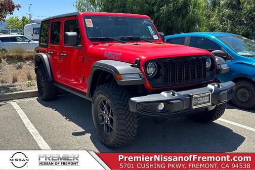 Firecracker Red Clearcoat 2025 Jeep Wrangler 4xe Sport