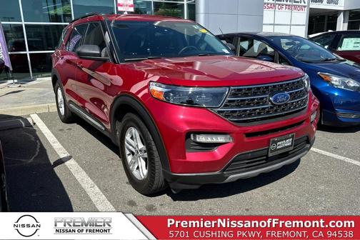 Red Metallic 2021 Ford Explorer XLT