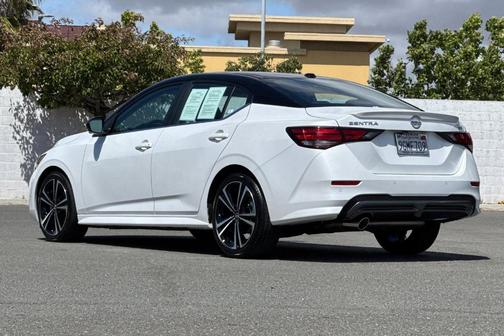 White 2023 Nissan Sentra SR