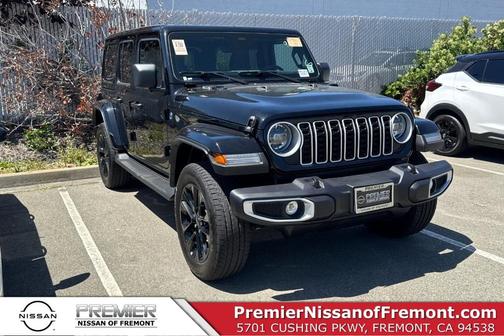 Black Clearcoat 2025 Jeep Wrangler 4xe Sahara