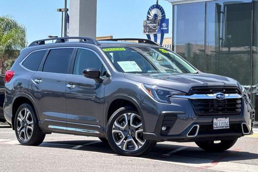 Crystal Black Silica 2025 Subaru Ascent Touring 7-Passenger