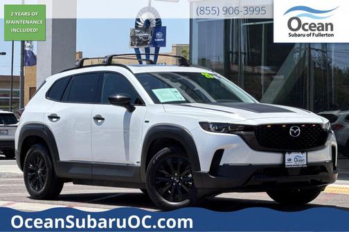 Wind Chill Pearl 2025 Mazda CX-50 Hybrid Premium Package