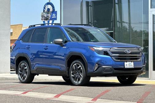 Blue 2026 Subaru Forester Hybrid Premium