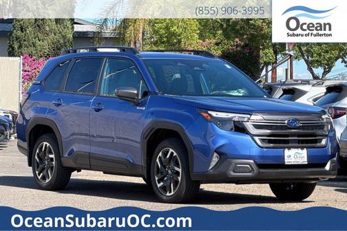 Blue 2026 Subaru Forester Hybrid Premium