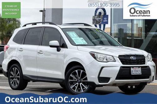Crystal White Pearl 2017 Subaru Forester 2.0XT Premium