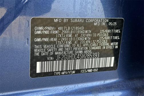 2025 Subaru Crosstrek Premium