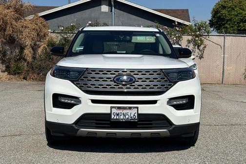 White Metallic 2023 Ford Explorer Limited