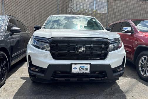 Platinum White Pearl 2025 Honda Ridgeline Black