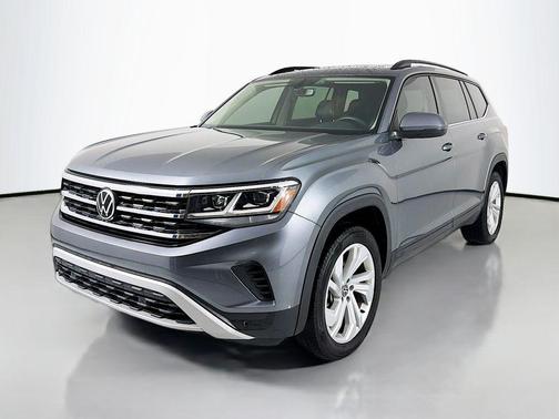 Platinum Gray Metallic 2021 Volkswagen Atlas 3.6L SE w/Technology