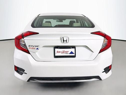 Platinum White Pearl 2019 Honda Civic LX