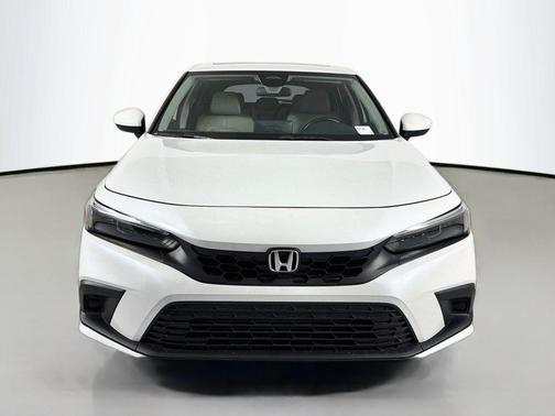 Platinum White Pearl 2022 Honda Civic EX-L