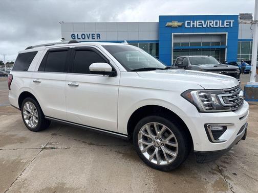 White Platinum Metallic Tri-Coat 2018 Ford Expedition Limited