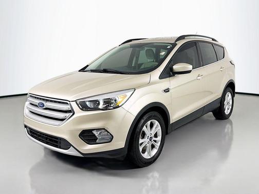 White Gold Metallic 2018 Ford Escape SE