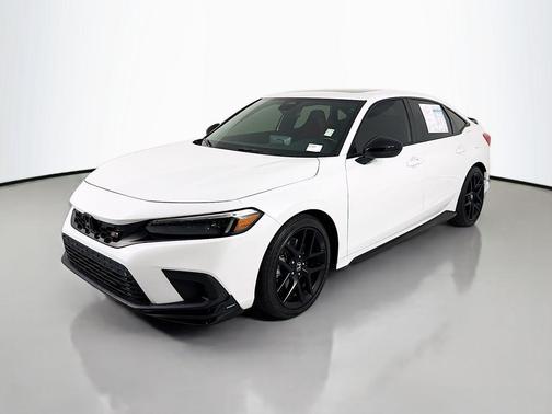 Platinum White Pearl 2023 Honda Civic Si Base