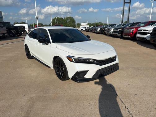 Platinum White Pearl 2023 Honda Civic Si Base