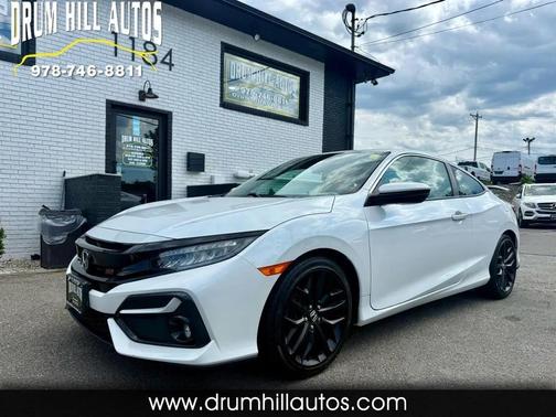 Platinum White Pearl 2020 Honda Civic Si Base