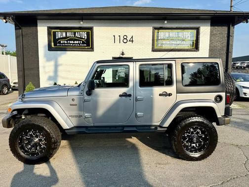 Billet Silver Metallic Clearcoat 2016 Jeep Wrangler Unlimited Sahara
