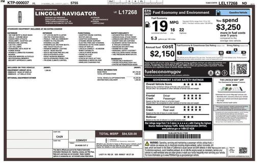 Silver Radiance 2020 Lincoln Navigator Reserve