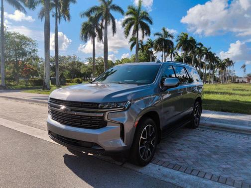 Satin Steel Metallic 2021 Chevrolet Tahoe 2WD RST