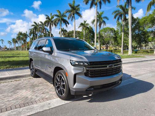 Satin Steel Metallic 2021 Chevrolet Tahoe 2WD RST
