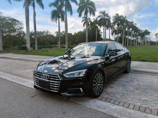 Black 2018 Audi A5 2.0T Premium Plus