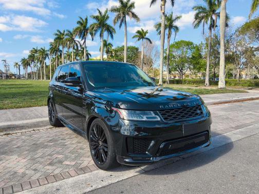 Black 2019 Land Rover Range Rover Sport Supercharged Dynamic