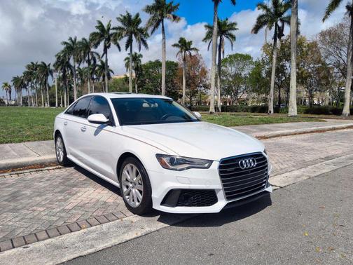 White 2016 Audi A6 2.0T Premium Plus