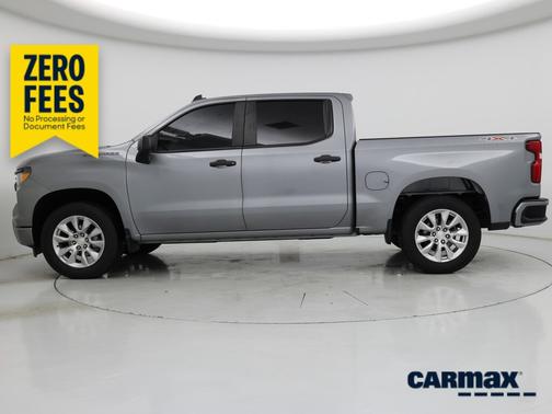 Gray 2024 Chevrolet Silverado 1500 Custom