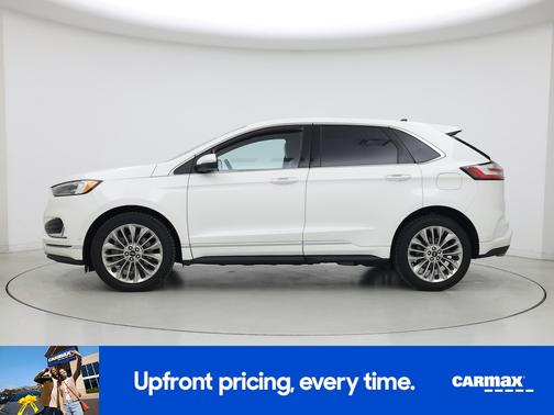 White 2021 Ford Edge Titanium