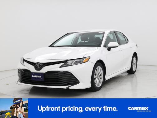 White 2019 Toyota Camry LE