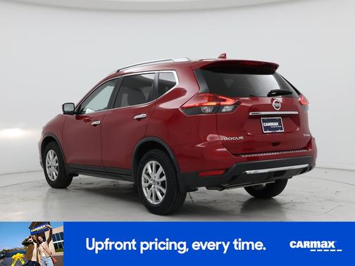 Red 2017 Nissan Rogue SV