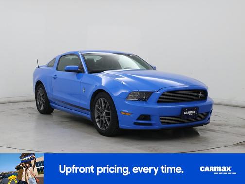 Blue 2014 Ford Mustang Premium
