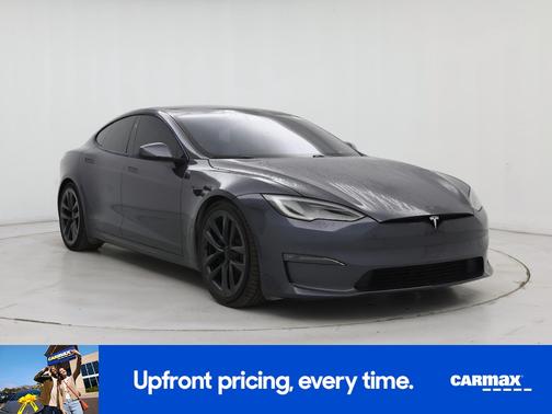 Gray 2022 Tesla Model S Plaid