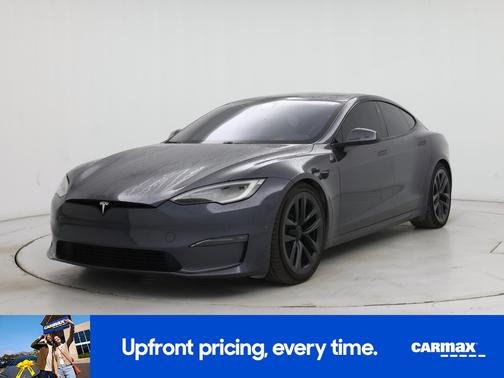 Gray 2022 Tesla Model S Plaid