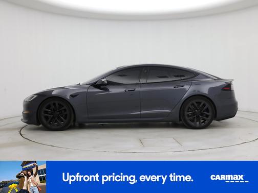 Gray 2022 Tesla Model S Plaid