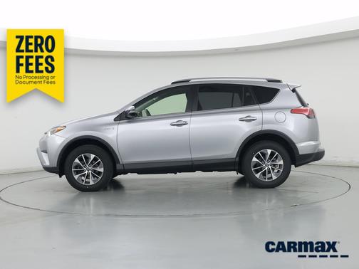 Silver 2018 Toyota RAV4 Hybrid LE
