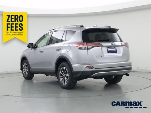 Silver 2018 Toyota RAV4 Hybrid LE