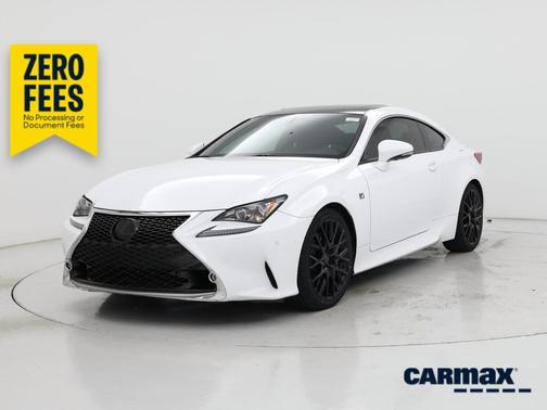 White 2016 Lexus RC 350