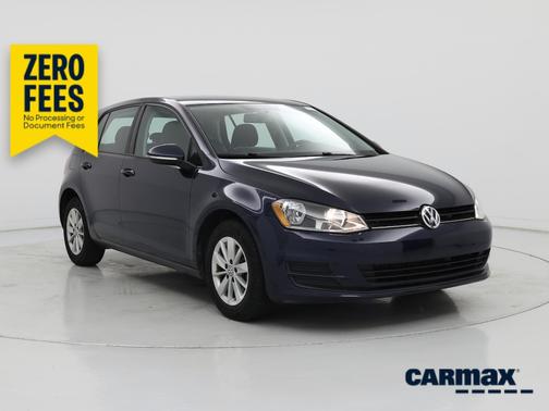 Blue 2016 Volkswagen Golf S