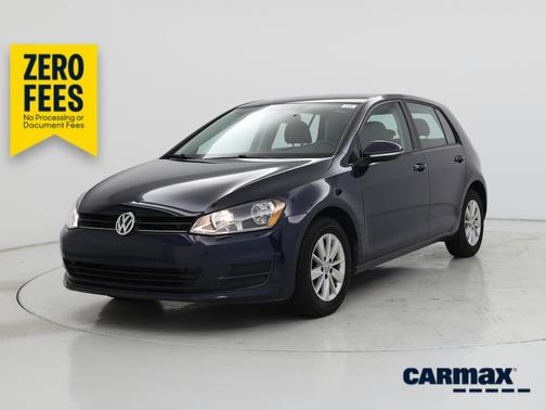 Blue 2016 Volkswagen Golf S
